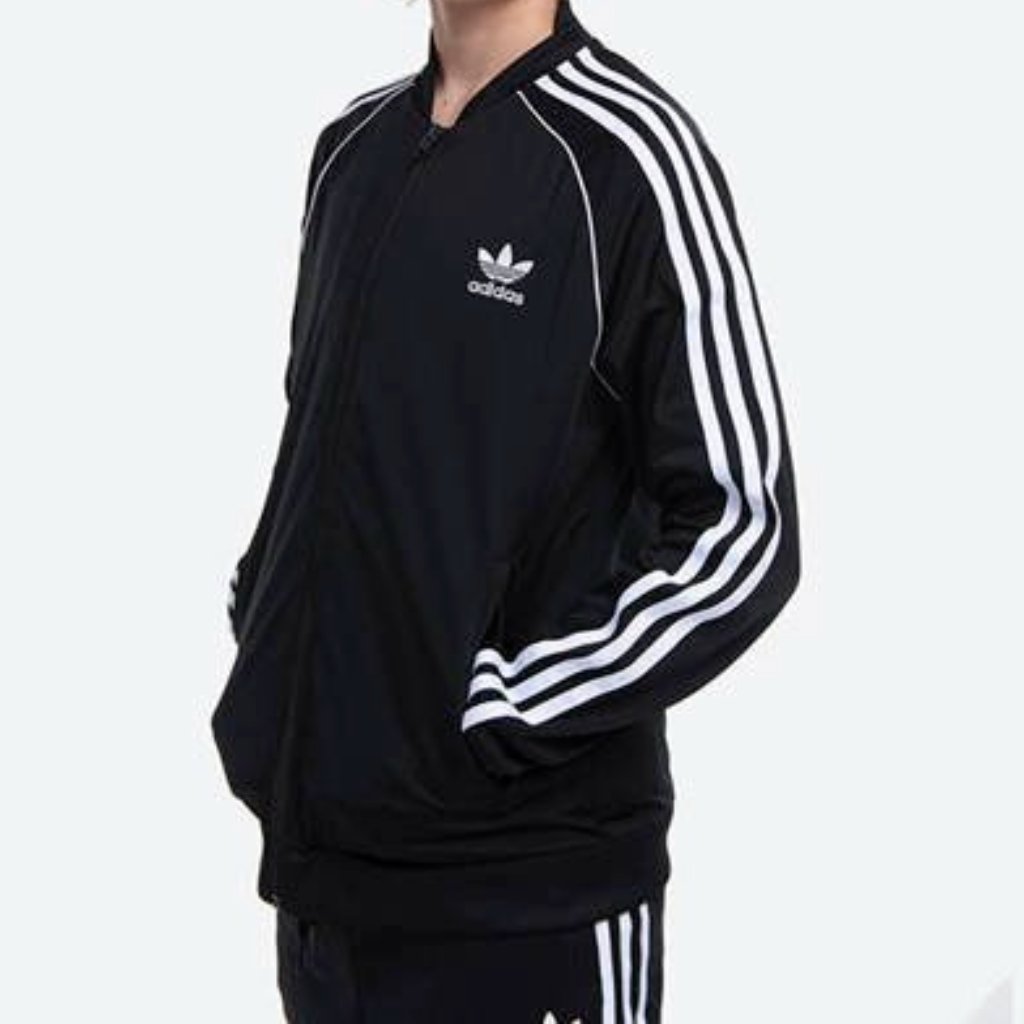 Nwt Adidas Originals Juniors Adicolor Sst Track Jacket Black/White Xl